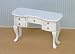 Dollhouse Miniature White Ladies Desk or Vanity Table