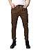 JD Apparel Men's Slim Fit Harem Drop Croptch Joggers Small Dark Wheat