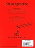 Steuergesetze. Einkommen- und Lohnsteuer, Körperschaftsteuer, Bewertung, Vermögensteuer, Erbschaftsteuer, Realsteuern, Umsatzsteuer, sonstige ... Steuergesetze. 152. EL/FO: Erg.-Lfg 152