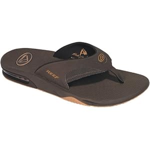 Reef Men's Fanning Brown/Gum Sandal 15 D - Medium