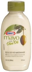 Kraft Spoonables Mayonnaise with Olive Oil, Reduced Fat, 10-Ounce Squeeze Bottles (Pack of 4)