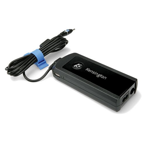 Kensington Wall/Auto/Air Notebook Power Adapter with USB Power Port - Power adapter - AC / car / airplane ( external ) - 90 Watt - Europe