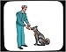 Mouse Pad with body, individuals, individual, policeman, thing, humans, give, smell, person, dog, human, lost, boy, persons, officer, dogs, police, people