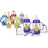 Nuby 2 Pack Nurtur Care Infa Feeder Set, 4 Ounce, Colors May Vary