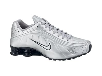 Nike Shox R4 Mens Running Shoes [104265-027] Metallic Silver/metallic Silver Mens Shoes 104265-027
