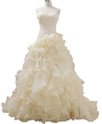 A-line Organza/Satin Lace-Up  Dress