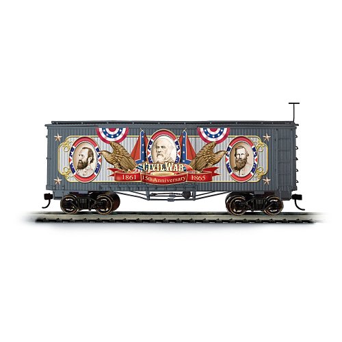 Civil War 150th Anniversary Boxcar Train Car by Hawthorne Village-image