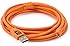 TetherPro USB 2.0 A Male to Mini-B 8 Pin, 15 feet (4.6m), Orange