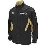 New Orleans Saints Reebok 2011 Sideline Kickoff Full Zip Fleece Sweatshirt Jacket