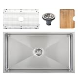 Ticor S6513 Undermount 16 G Tight Radius Stainless Steel Kitchen Sink