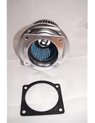 Home Improvement: 95-03 Ford Ranger 4.0l/ 97-03 Ford F-150 F150 V6/ 94-04 Ford Mustang V6 3.8 / 93-96 Ford Bronco V8/ 01-07 Ford Escape V6 3.0l Air Intake Filter MAF Adapter+ Air Filter (Includ Blue Air Filter) - High Performance Parts