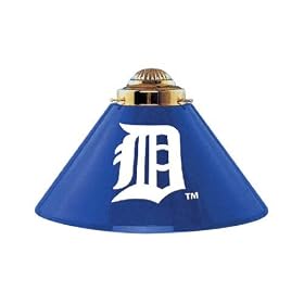Detroit Tigers 3pc SWAG METAL SHADE POOL BILLIARD TABLE LAMP LIGHT