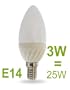 E14 3W Kerze LED Lampe, warmwei� Gl�hbirne, Leuchtmittel, Energiesparlampe ersetzt min. 25W Gl�hlampe, Kronleuchter, Wandleuchten