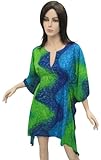 Rain Drop Printed Sequin Worked Kaftan Caftan Cover up Tunic Xmas Christmas Gift