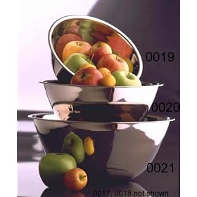 METRO 0021 MIXING BOWL 8QT SET STAINLESS STEEL PROF by Metro