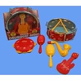 Toy Drum Set Includes Musical Instruments Guitar Saxophone + Others