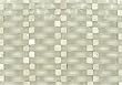 Renaissance Glass Tile - 3D Wave Mesh Mounted Glass Mosaic in Uovo