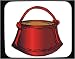 Decorated Mouse Pad with Europe, pottery, vessel, red, bucket, container, Norway