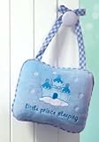 Little Prince Sleeping - Door or Crib Pillow (Blue)