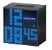 Produkt-Bild: Scott XK 30 Wecker (3,8 cm (1,5 Zoll) blaue LED-Anzeige, Stromversorung und Batterien) schwarz