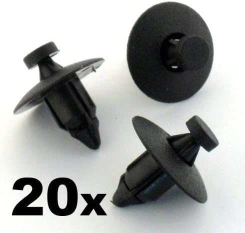 20x Volvo Plastic Rivet Fastener Clips- For trim panels, bumper, fascias, lining - (960 / C30 / C70) - 3541113 - FREE FIRST CLASS UK POSTAGE! by Auto Trim Clips