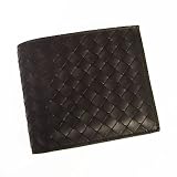 (ボッテガヴェネタ)BOTTEGA VENETA 二つ折り財布 イントレチャート INTRECCIATO 193642 V4651 2040 EBANO ダークブラウン 並行輸入品