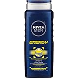 NIVEA Men Energy 3-in-1 Body Wash, 16.9 Ounce