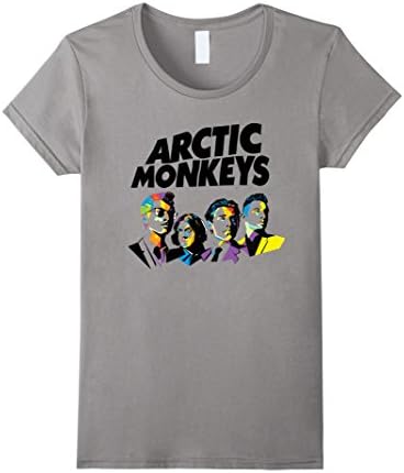 Women's Arct-ic Monkeys T Shirt Medium Slate