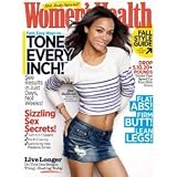 Women's Health Magazine - Zoe Saldana on Cover - Tone Every Inch - Hot Body Issue (September, 2011)