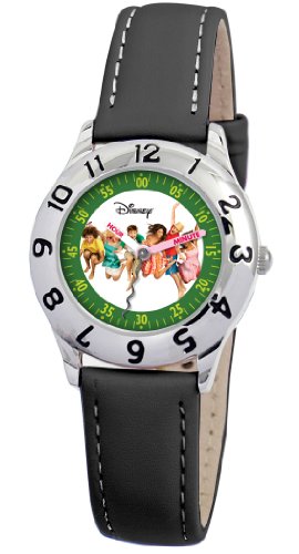 Disney Kinder-Armbanduhr Disney High School Musical Group Lernuhr schwarz Leder 0803C009D8 Preisvergleich