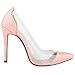 Wotefusi Women Clear Club Sexy Shoes Pumps Thin High Heel 11CM
