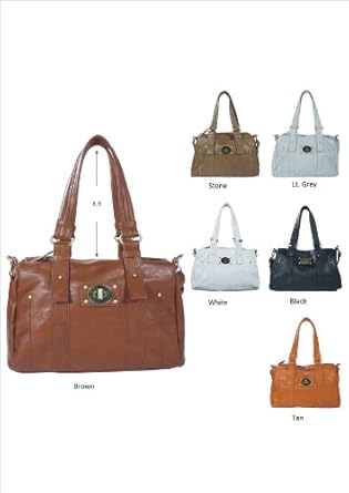 Designer Inspired Santiago Satchel/Handbag - Colors Available