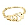 Caine's handcuff Bracelet - Gold Tone handcuff Jewellery
