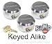 Hidden Shackle Keyed Alike Trailer Locks #6271KA-3 BUMP PROOF TECHNOLOGY