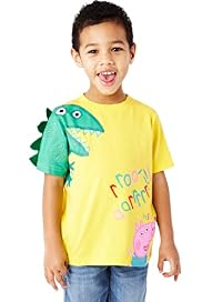 Pure Cotton Peppa Pig George Appliqué T-Shirt