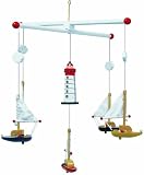 from NURSERY MOBILES Nursery Mobiles : Sailing Boat Lighthouse baby nursery mobile (Model 7205)