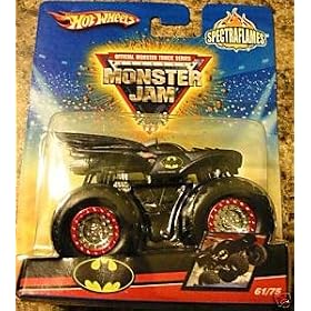 Hot Wheels Monster Jam Batman 2009 Spectraflames Edition 61 75, 1:64 Scale by Hot Wheels