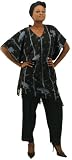 Elephants Pant Set - Black with Grey