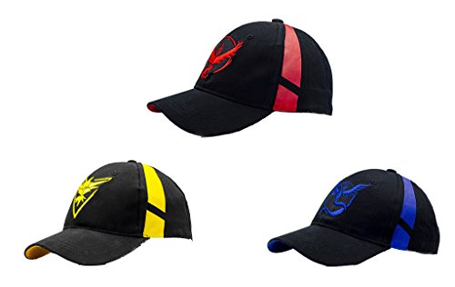 Embroidered-Best Quality Pokemon Go Hats-Team Mystic,Valor,Instinct-USA shipping
