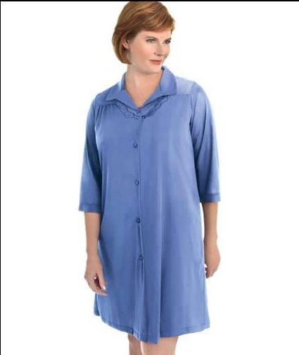 Vanity Fair Coloratura Plus Size Short Robe - 31-807