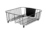 Rubbermaid L3-6008-M5-BLAAntimicrobial Small Dish Drainer, Black