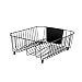 Rubbermaid Home 6008-AR-BLA Twin Sink Dish Drainer