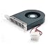 StarTech.com Expansion Slot Rear Exhaust Cooling Fan with LP4 Connector FANCASE (Black)