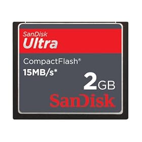 Sandisk 2GB Ultra 15MBS Compact Flash CF Card - Retail Pack