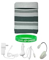 5n1 Non-OEM Amazon Kindle DX 9.7 Knitted Socks Case - Grey