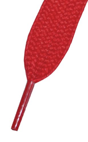 Super Fat Colored Skate Shoelaces NEON RED 20mm x 120cm