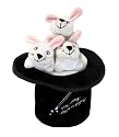 Kyjen Magic Hat with Rabbits Puzzle Plush Interactive Dog Toy
