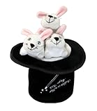 Kyjen Magic Hat with Rabbits Puzzle Plush Interactive Dog Toy