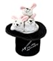 Kyjen Magic Hat with Rabbits Puzzle Plush Interactive Dog Toy