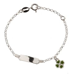 ZEEme For Kids - Kinderarmband 13cm + 2cm Verl�ngerungskette 925/- Sterling Silber Gl�ckskleeblatt 209260261